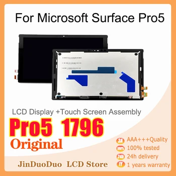 Оригинал для Microsoft Surface Pro5 1796 ЖК-дисплей Сенсорный дигитайзер в сборе для Microsoft Surface Pro5 Замена ЖК-дисплея