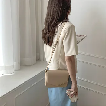Новая Модная женская сумка, Универсальная корейская версия, Маленькая квадратная сумка, Модная сумка через плечо, женская маленькая сумка через плечо