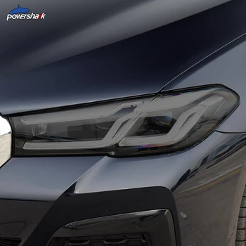 Оттенок автомобильных Фар Черная Защитная Пленка Дымчатая Прозрачная Наклейка Из ТПУ Для BMW 5 Серии Facelift G30 G31 2020 2021 Аксессуары