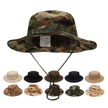 Камуфляж Буни шляпа мужчин тактический армии США, ведро шляпы военная мультикам Панама летняя кепка для охоты пешие прогулки открытый камуфляж Солнце шапки
