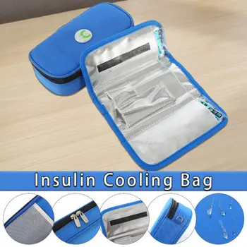 Защита для диабетических карманных таблеток, Водонепроницаемая оксфордская сумка для охлаждения инсулина без геля
