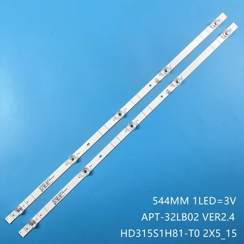 Светодиодная лента подсветки 5 ламп для 32 дюймов TOSHIBA 32L5069 jhd315v1h-lb81 hz32e35ad HD315S1H81-T0 2X5_15 APT-32LB02 VER2.4