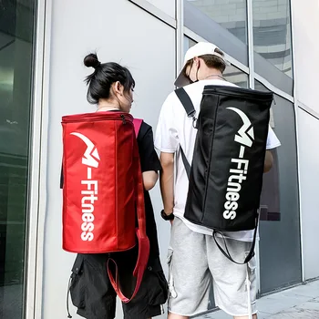 Спортивная сумка для фитнеса на открытом воздухе для мужчин 2021 через плечо с разделением на сухую и влажную части, сумка для плавания, йоги с отделением для обуви