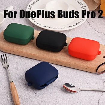 Силиконовый чехол для наушников OnePlus Buds Pro 2 Защитный Чехол для наушников OnePlus Buds Pro 2 Pro2 Чехол Аксессуары для гарнитуры Shell Coque