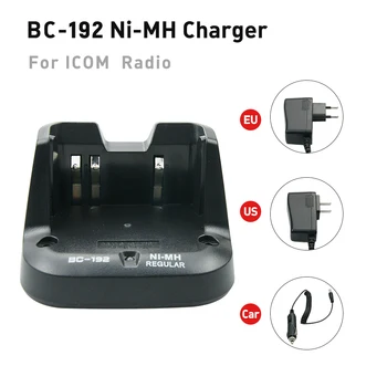 Зарядное устройство BC-192 для ICOM BP-264 IC-F3011 F4011 F3101D IC-V80 IC-T70 IC-F27SR F3002 F4002 F3001 F4001 F4003 Двухстороннее радио зарядное устройство
