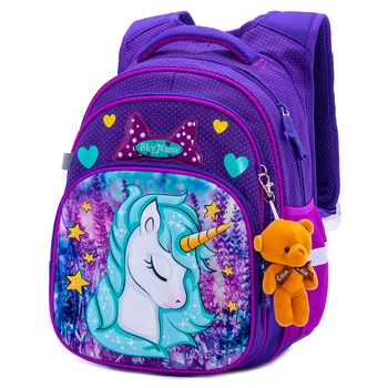Winner One 3D Мультяшная школьная сумка для Девочек, Ортопедический рюкзак с мультяшным рисунком, Детские школьные сумки, Студенческий рюкзак Mochila 1-4 класса