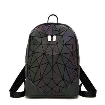 блестящий Крупный Геометрический Женский Рюкзак с блестками, Женский Школьный рюкзак для подростков mochila feminina 2023