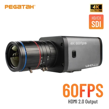Новая HD EX-SDI HD камера 4K 60FPS HD широковещательная камера 1/1.8 Cmos HDMI камера C-CS с автоматической диафрагмой Камера с низкой освещенностью с 485