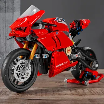 646pcsTecnologia blocchi di costruzione per moto Ducati MOC 42107 modello di locomotiva mattoni di gruppo meccanico giocattolo d
