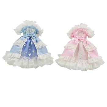 Одежда для тела ICY DBS Blyth Doll Joint, Конфетно-сладкое платье, медово-розовое сердце, фантазийно-синий костюм Аниме