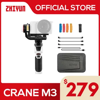 ZHIYUN Official Crane M3 Camera Gimbal для Беззеркальных Камер Экшн-камеры смартфона iPhone 14 Pro Max Ручной Стабилизатор