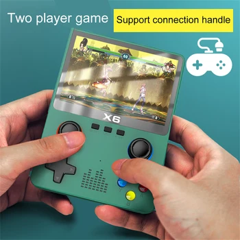2023 Новая Игровая консоль X6 HD для PSP Портативная Игровая консоль 3,5-дюймовый Двойной Джойстик GBA Аркадный Симулятор Встроенный Динамик мощностью 2 Вт