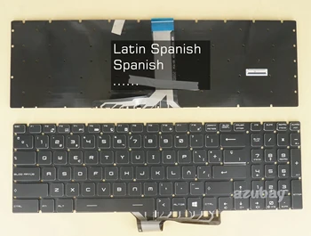 Латино-испанская клавиатура Для MSI GT63 Titan 10SF 10SG 8RF 8RG 8SF 8SG 9SF 9SG С подсветкой RGB Для каждой клавиши