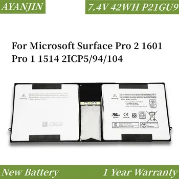 Аккумулятор для ноутбука P21GU9 7,4 V 42WH для Microsoft Surface Pro 2 1601 Pro 1 1514 2ICP5/94/104