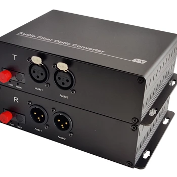 1 КАНАЛ BIDI XLR/AES/EBU с подключением аудио к оптоволоконному передатчику и приемнику