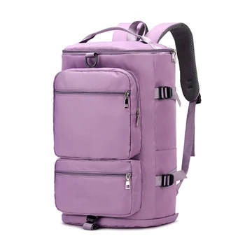 Женская дорожная сумка Большой емкости, Повседневный рюкзак для путешествий на выходные, Женские спортивные сумки для багажа для йоги, Многофункциональные сумки через плечо