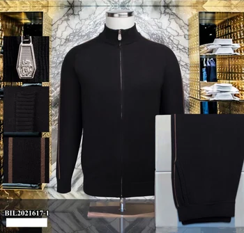 Комплект спортивной одежды BILLIONAIRE OECHSLI для мужчин 2023, новый хлопковый модный спортивный комплект с вышивкой на молнии, комфорт на открытом воздухе, большой размер M-4XL