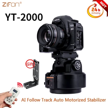 Стабилизатор Видео-Штатива ZIFON YT-2000 AI Follow Track с Автоматической Моторизованной Вращающейся Панорамной Головкой Pan Tilt для Камер смартфонов