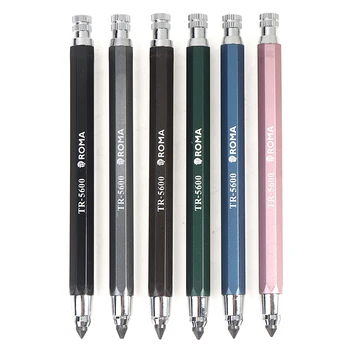 5,6 ММ Механические автоматические карандаши и угольно-графитовый грифель для карандашей Мягкий средней твердости 4B 6B 8B Грифель для рисования эскизов