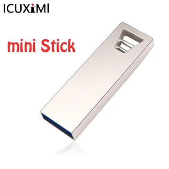 Металлический Memoria USB Флэш-Накопитель 32 ГБ Флешка 128 ГБ 64 ГБ Водонепроницаемый Флеш-накопитель 16 ГБ 8 ГБ Флэш-Usb 2.0 Cle USB Stick Ключ Пользовательский Логотип