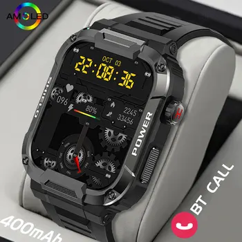 Новые Смарт-часы с Bluetooth-вызовом Для мужчин IP68 5ATM, водонепроницаемые, для занятий спортом на открытом воздухе, Фитнес-трекер, монитор здоровья, Умные часы для Android IOS