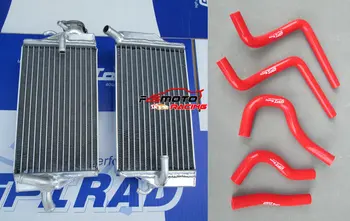 Полностью алюминиевый радиатор R & L + силиконовый гоночный шланг для Honda CR 125 R CR125R CR125 2002 2003 02 03