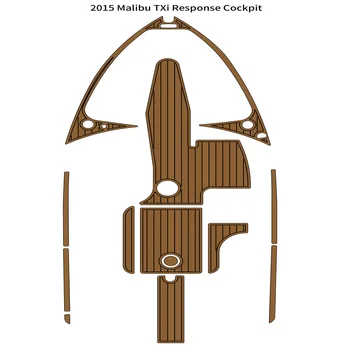 2015 Malibu TXi Response Кокпит, Подушка для кокпита, Лодка из вспененного тикового дерева EVA, Напольное покрытие