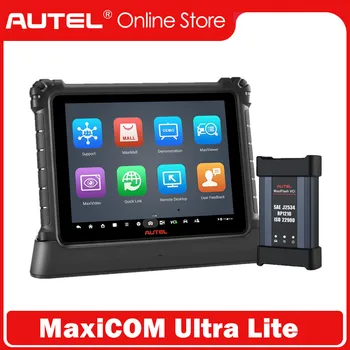 Autel MaxiCOM Ultra Lite Интеллектуальная диагностическая поддержка Отображение топологии и управляемые функции с бесплатным MaxiVideo MV108