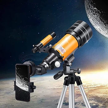 1 Астрономический телескоп для детей, взрослых, начинающих, профессиональный телескоп-рефрактор для астрономии