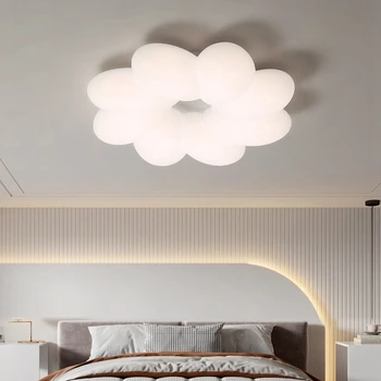 Креативный потолочный светильник для спальни Современная светодиодная декоративная люстра для детской комнаты Wenxin Study Room Лампы для помещений
