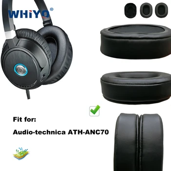Запасные амбушюры для наушников Audio-technica ATH-ANC70 ATHANC70, кожаная подушка, бархатный наушник, чехол для наушников