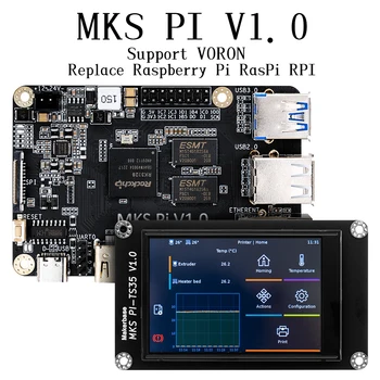 Материнская плата Makerbase MKS PI С четырехъядерным 64-битным SOC На борту Работает под управлением Klipper Screen Para Для Voron, Заменяющей Raspberry Pi RasPi RPI