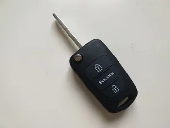 5ШТ 3 Кнопки Замена флип складной корпус дистанционного ключа для Hyundai Solaris FOB Чехол для ключей от автомобиля