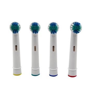 4 Сменных насадки для электрической зубной щетки Oral-B, подходят для Advance Power/Pro Health/Triumph/3D Excel/Vitality Precision Clean