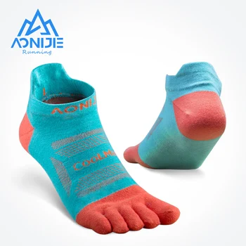 3 Пары спортивных носков AONIJIE E4801 E4802 с ультранизким вырезом и пятью носками на четверть носка для бега по марафонской трассе