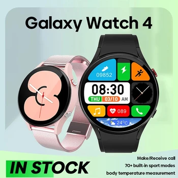 Новые Смарт-часы Для Мужчин и Женщин Samsung Galaxy Watch 4 с Полным сенсорным экраном IP68, Водонепроницаемые, с Настраиваемым Набором Температуры Тела, Умные Часы