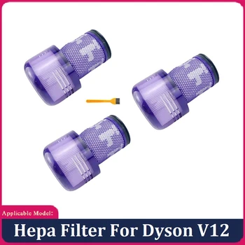 Hepa-фильтр для пылесоса Dyson V12, Запасные части для замены заднего фильтра, Моющийся фильтр с чистящей щеткой