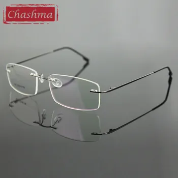 Чашма без оправы из титана, ультралегкая оправа для очков от близорукости, оптические очки для мужчин