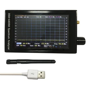 Простой ручной анализатор спектра 35 м-4400 М с 4,3-дюймовым цветным ЖК-дисплеем TFT pcr analyzer