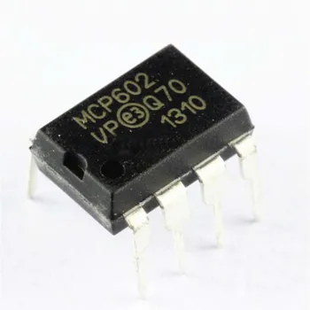 10 шт./лот MCP602-I/P DIP-8 MCP602I/P MCP602 2,7 В-6,0 В Операционные усилители CMOS с одним источником питания