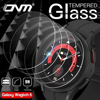 Закаленное стекло премиум-класса 9H для Sumsung Galaxy Watch 6 40/44 мм, классическая защитная пленка 43/47 мм, аксессуары для HD-экрана