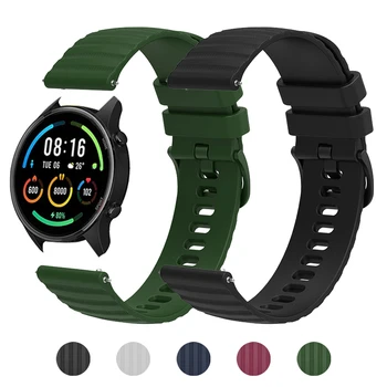 20-22 мм Силиконовый Ремешок Для Xiaomi Watch Color 2 Watch S1 Correa Спортивный Ремешок Xiaomi Watch Color Sports Edition Браслет Ремешок Для Часов