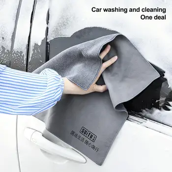 Прочное полотенце для мытья автомобиля, супер мягкая не выцветающая замша, коралловый бархат, Автоматическое полотенце, многофункциональное полотенце для сушки автомобиля, Автомобильные аксессуары