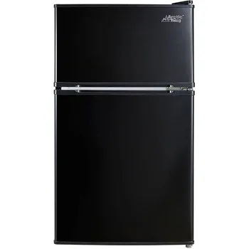 Arctic King, двухдверный мини-холодильник с морозильной камерой, 3,2 кубических фута, черный, E-Star, ARM32D5ABB