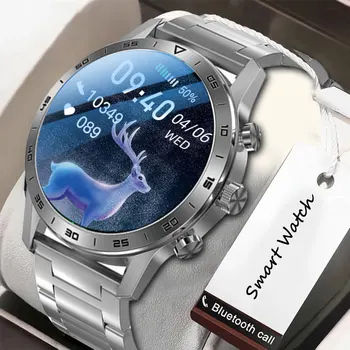 Умные Часы 1,45 Дюйма QHD с Датчиком артериального давления и кислорода GPS Трекер Фитнес NFC Высокого Класса Бизнес Мода Спорт Vs Huawei SmartWatch