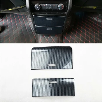 Для Ford Edge 2015-2017 2 шт., Автомобильная Пепельница из Углеродного волокна ABS, коробка для хранения, накладка, молдинги, автомобильный Стайлинг