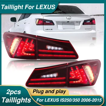 Светодиодные задние фонари для Lexus IS250 IS350 2006-2012 Светодиодные автомобильные фары DRL в сборе с анимационным сигналом запуска Автоаксессуары