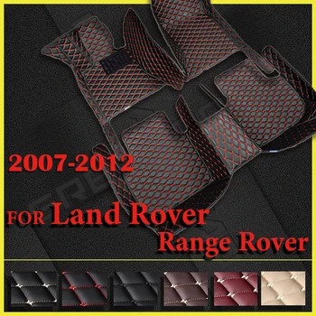 Автомобильные Коврики для пятиместного автомобиля Land Rover Range Rover 2007 2008 2009 2010 2011 2012 Пользовательские автоматические накладки для ног Аксессуары для интерьера