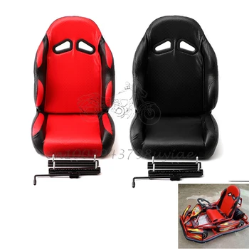 Красный, черный, 4-колесный картинг, аксессуары для внедорожников kart ATV UTV, среднее одноместное сиденье с раздвижными деталями
