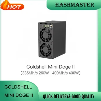 Goldshell MINI DOGE II 335MH /S, 260W и 420MH / S, 400W Хэшрейт doge Miner 2, Бесшумный сетевой МИНИ-майнер DOGE PRO с дополнительным блоком питания